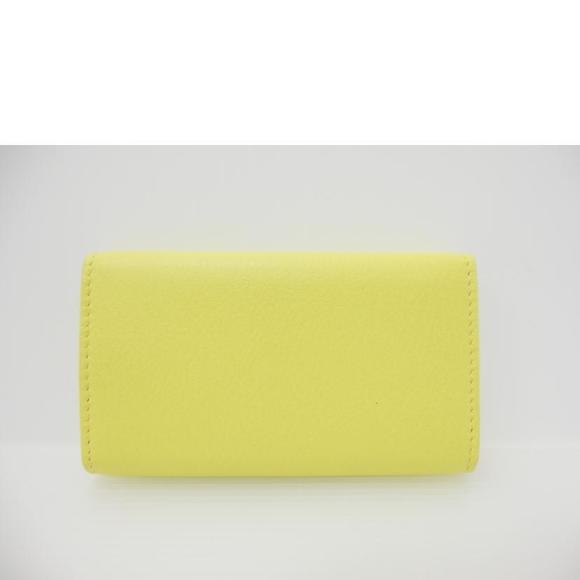 Balenciaga 6-Row Leather Key Case Black - Picture 2 of 7